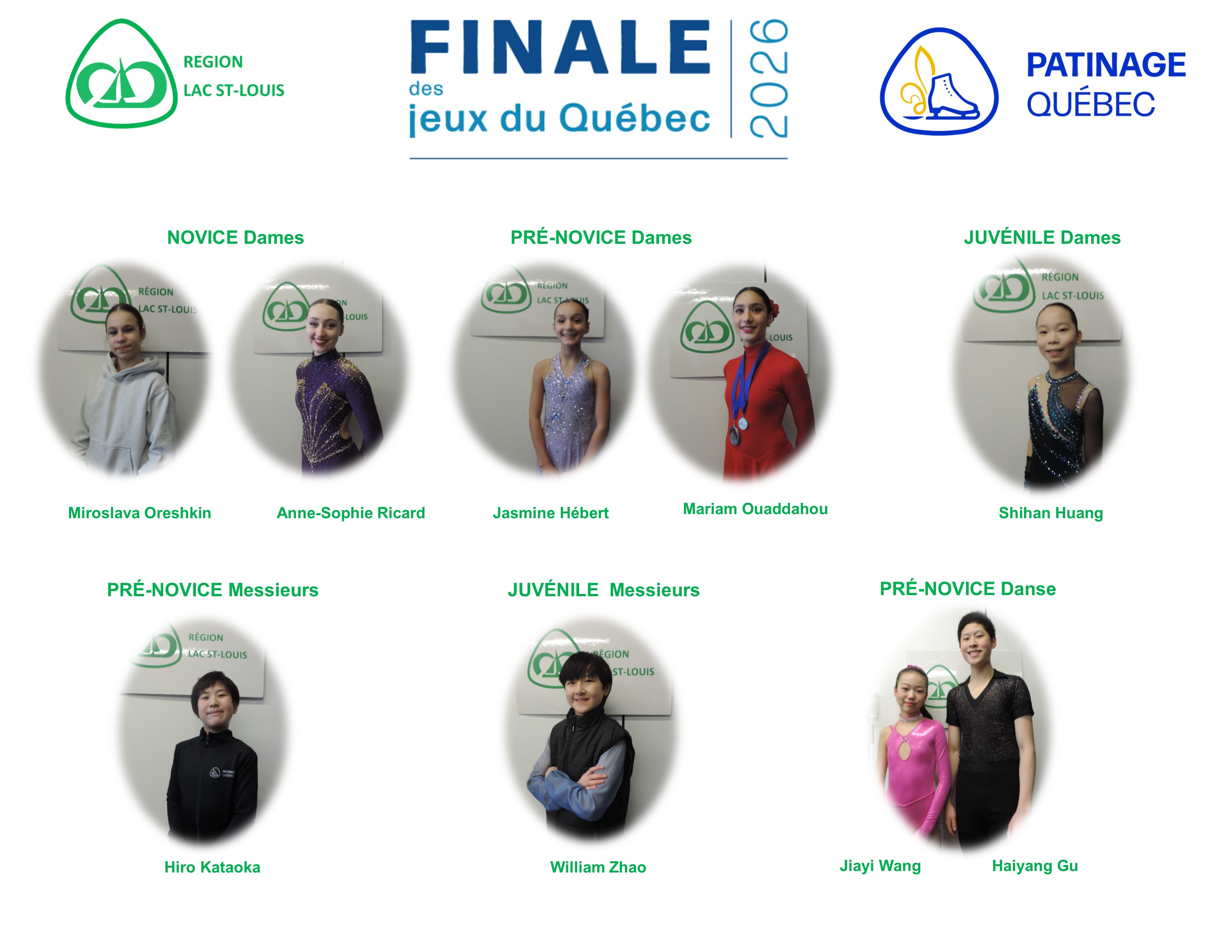 Équipe Jeux du Québec 2026 Lac St-Louis.